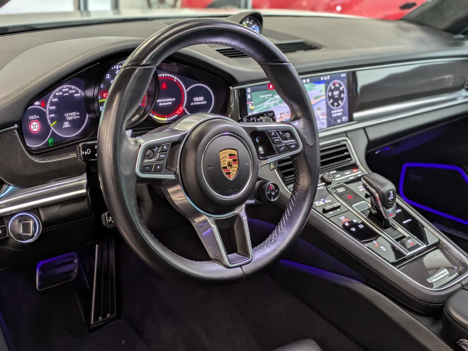 PORSCHE PANAMERA Turbo S 4.0 V8 680cv PDK Hybrid Sport Turismo / Blanc Carrara / 53000€ d'options — photo 8