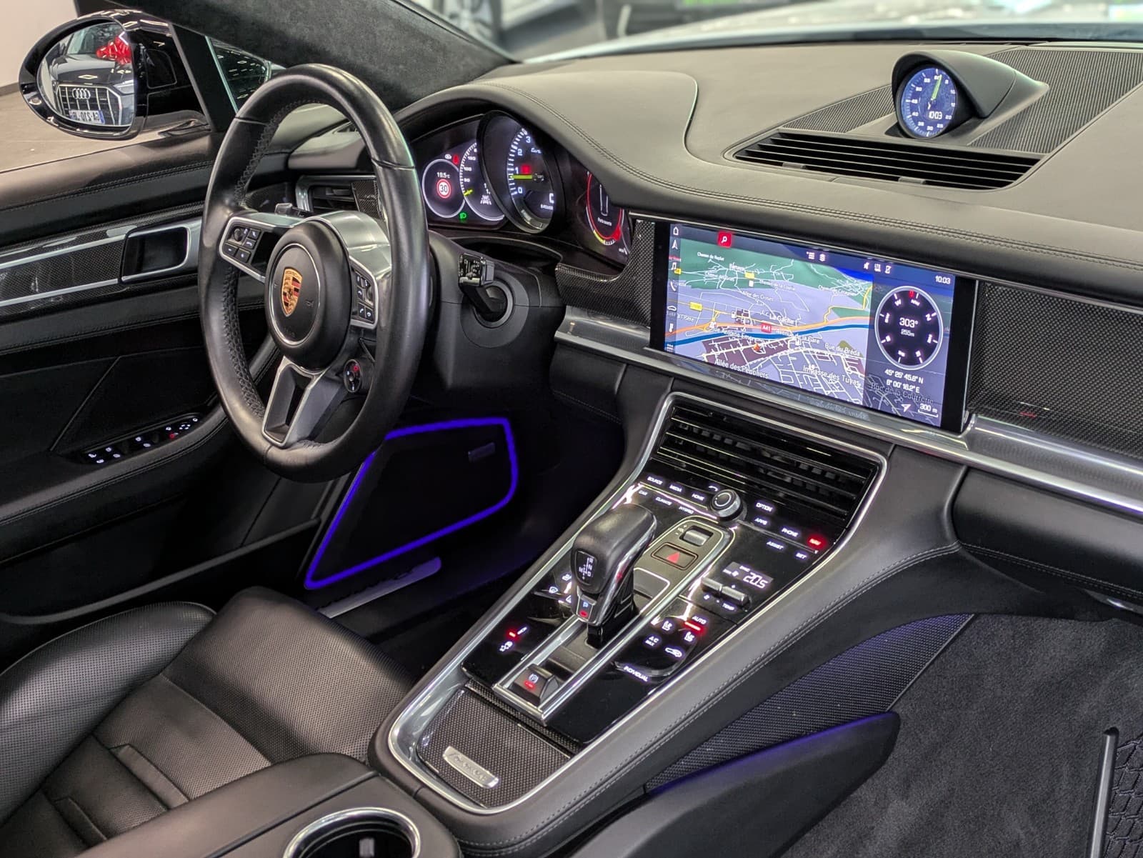 PORSCHE PANAMERA Turbo S 4.0 V8 680cv PDK Hybrid Sport Turismo / Blanc Carrara / 53000€ d'options — photo 7