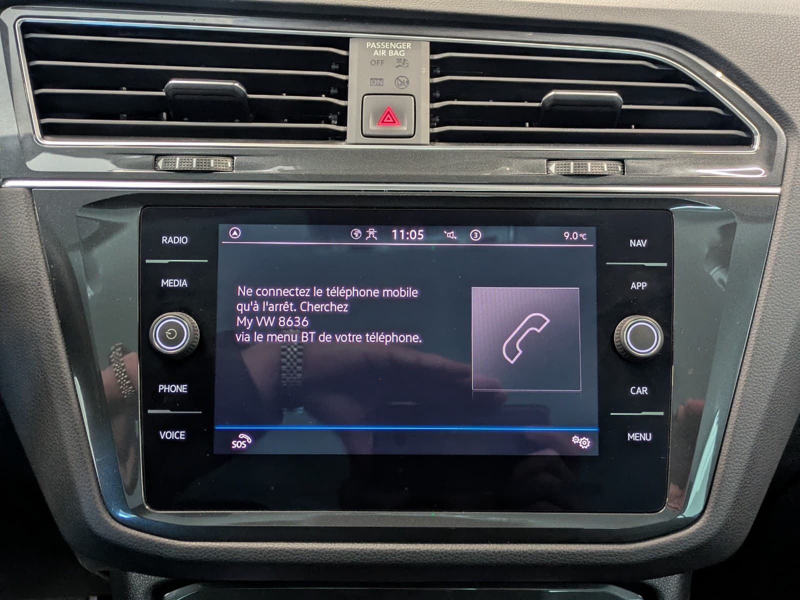 VOLKSWAGEN TIGUAN 2.0L TDI 150cv DSG7 Active / GPS / Caméra de recul / CarPlay — photo 12