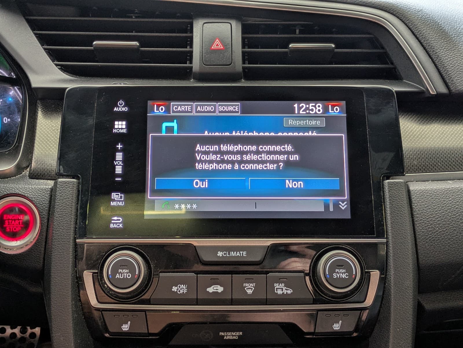 HONDA CIVIC i-VTEC 129cv Exclusive CVT / GPS / Toit Ouvrant / Sièges Chauffants / Camera — photo 11