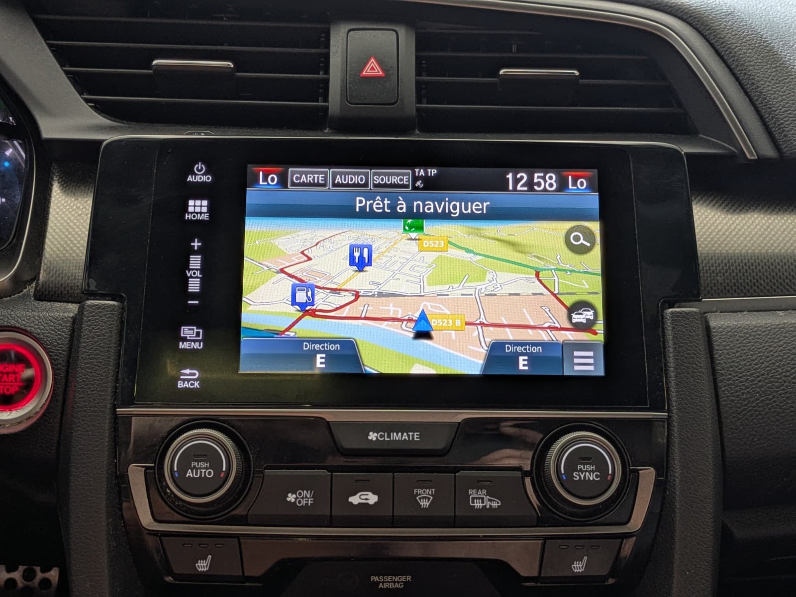 HONDA CIVIC i-VTEC 129cv Exclusive CVT / GPS / Toit Ouvrant / Sièges Chauffants / Camera — photo 7