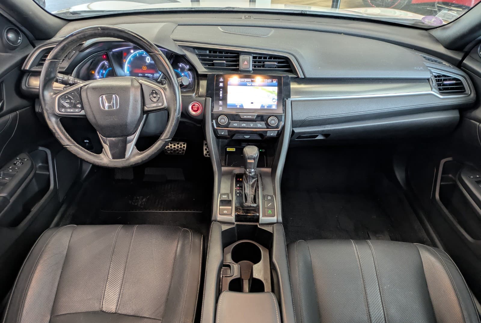 HONDA CIVIC i-VTEC 129cv Exclusive CVT / GPS / Toit Ouvrant / Sièges Chauffants / Camera — photo 3