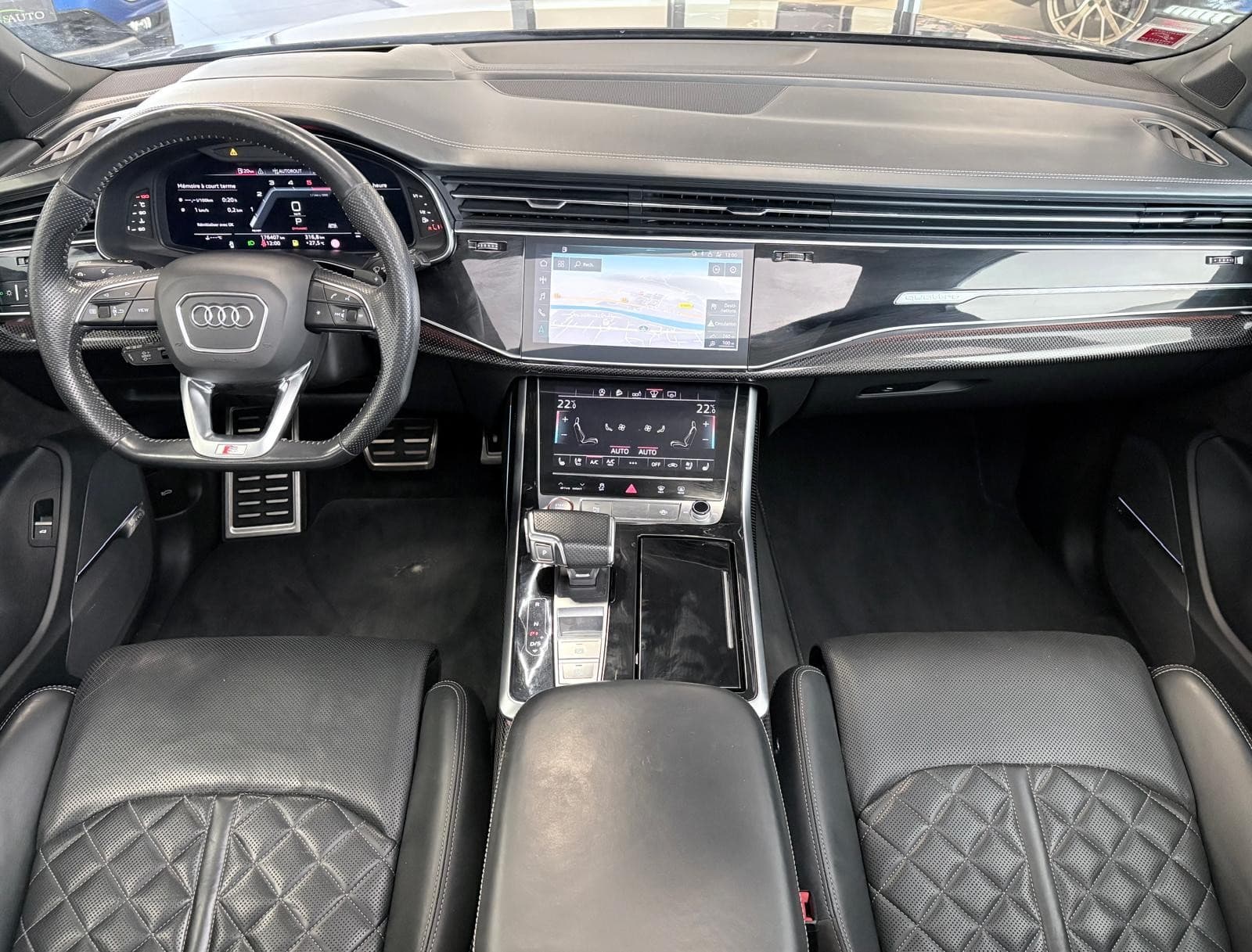 AUDI SQ7 4.0 TDI 435cv Tiptronic 8 Quattro 7 Places / Carbone / Toit Ouvrant / Bose / Sièges Ventilés / TVA — photo 3