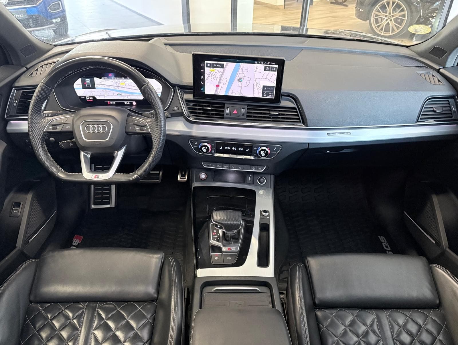 AUDI SQ5 SPORTBACK 3.0 V6 TDI 341cv Tiptronic 8 Quattro / Toit Ouvrant / Bang & Olufsen / Sièges Chauffants / Affichage Tete Haute — photo 3