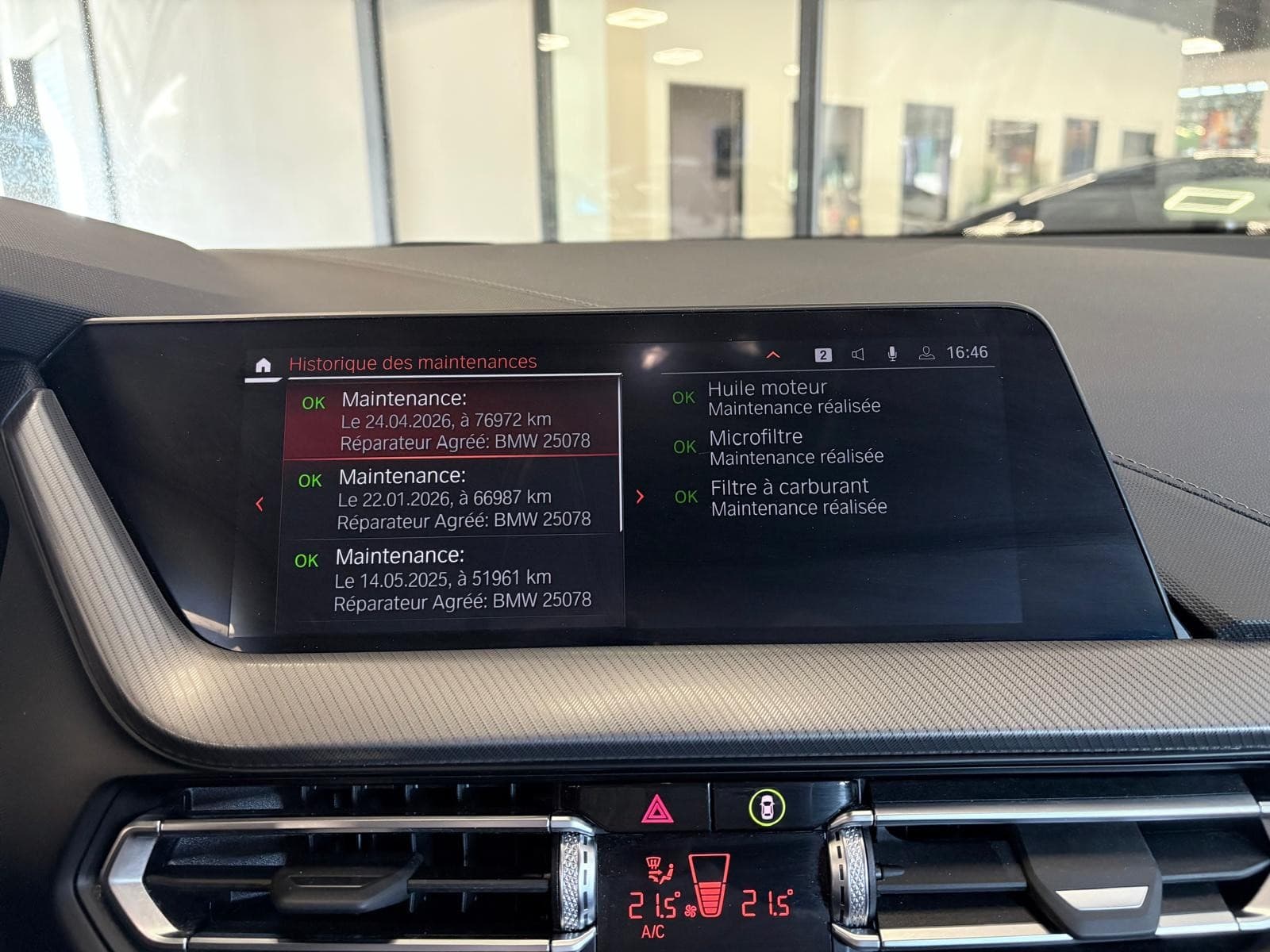 BMW SERIE 1 116d 116cv DKG7 Edition Sport / GPS / Camera / Sièges Chauffants — photo 11