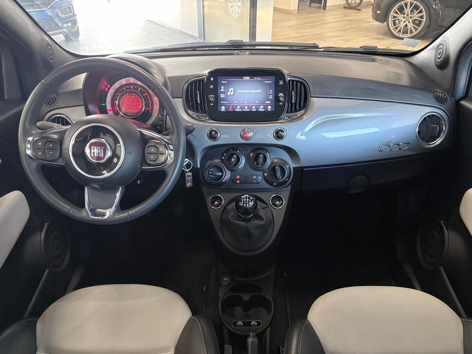FIAT 500 SERIE 8 EURO 6D-TEMP 1.0 70cv Hybride BSG S/S / Toit Panoramique / Ecran Tactile / Crit'Air 1 — photo 3