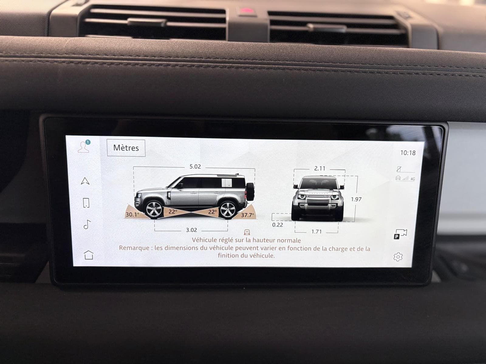 LAND ROVER DEFENDER 110 P400e PHEV 404cv BVA8 S / Camera 360 / CarPlay / Galerie / Top Case / Snorkel — photo 12